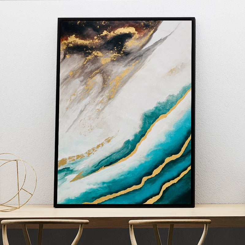 Golden Line, Marbel Painting Australia, Hand-painted Canvas,contact saatchi art,contact tate britain,contact tate modern,contemporary abstract,contemporary abstract art examples,contemporary abstract artists 2020,contemporary abstract photographers,contemporary abstract photography
