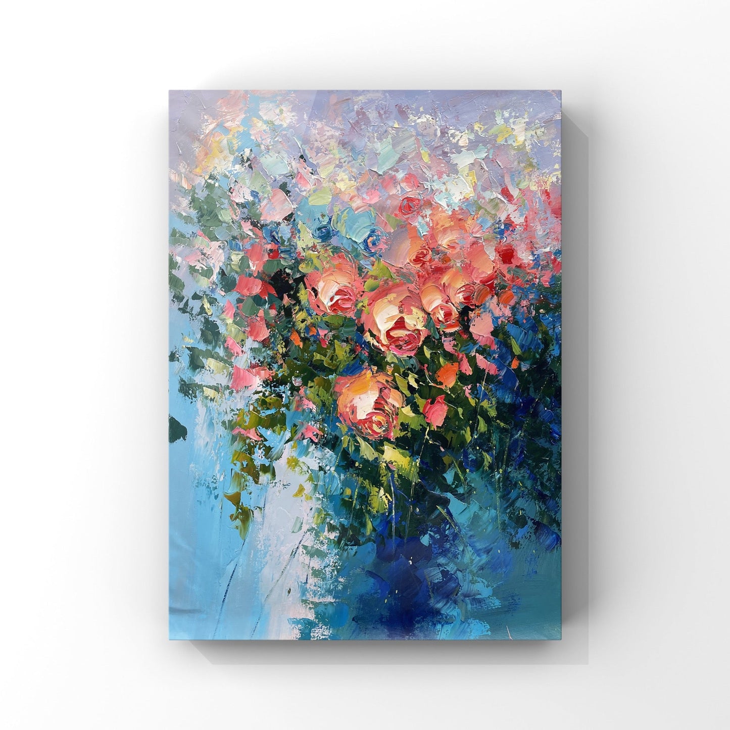 Floral Painting, Pink Flower Painting Australia, Hand-painted Canvas,artist's loft easel set up,artistic art gallery,artistic avant garde,,artistic black and white photography,artistic documentary