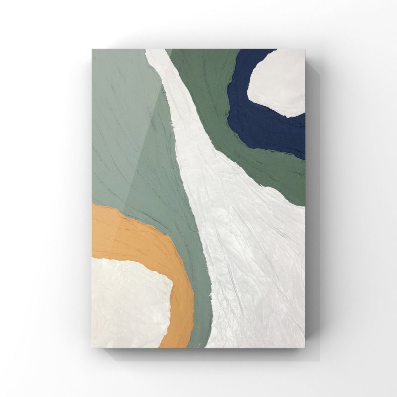 THE CANYAN, MINIMALIST PAINTING, HAND-PAINTED CANVAS