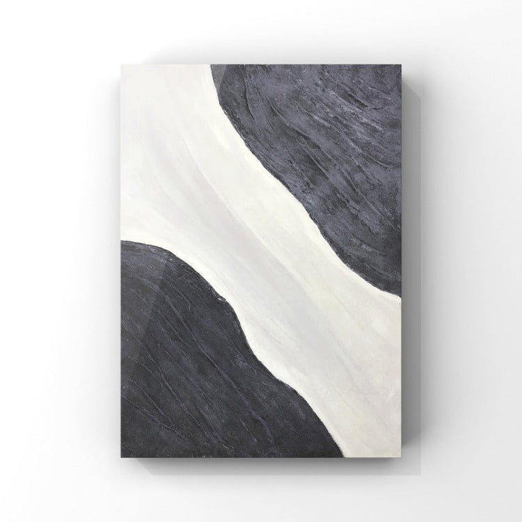 Black and White, Minimalist Painting Australia, Hand-painted Canvas,banksy face,banksy latest art,banksy new art,barbara hepburn sculpture,barbara hepworth abstract art