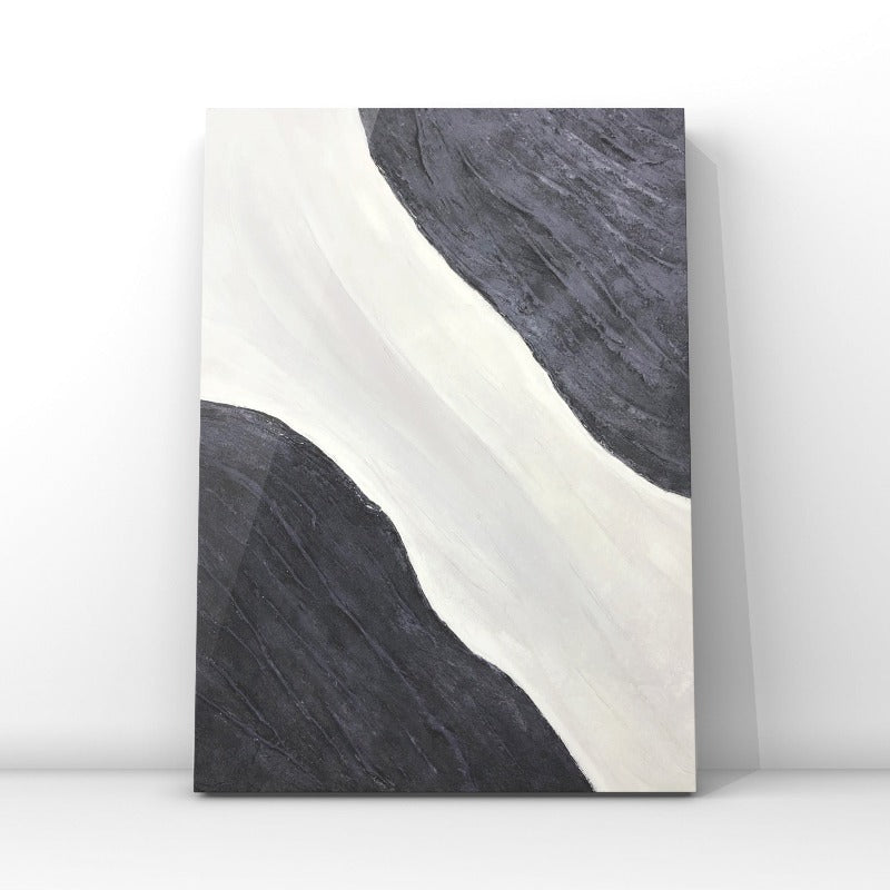 Black and White, Minimalist Painting Australia, Hand-painted Canvas,banksy face,banksy latest art,banksy new art,barbara hepburn sculpture,barbara hepworth abstract art