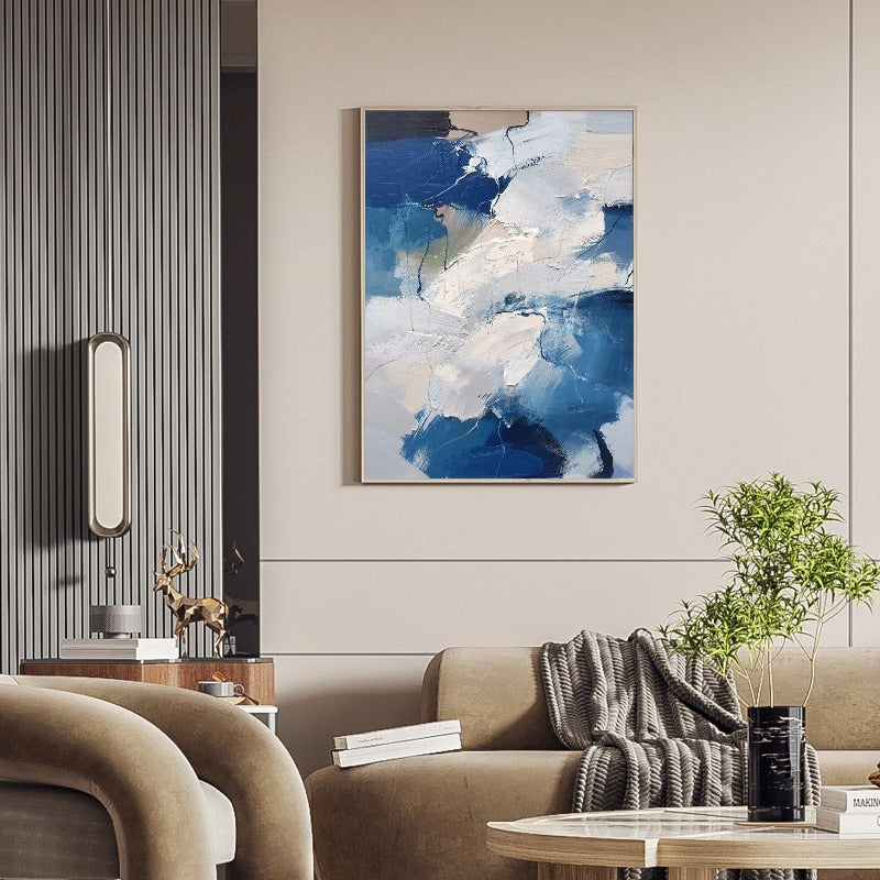 The Cloud, Minimalist Painting Australia, Hand-painted Canvas,artwork of abstract expressionism,artwork of abstractionism,,artwork of contemporary art