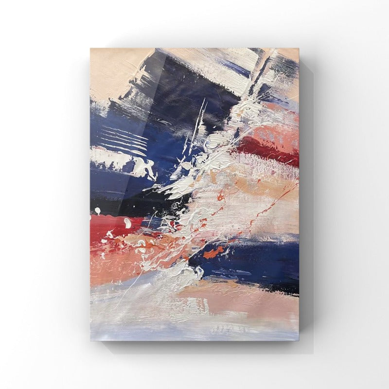 Red and Blue, Minimalist Painting Australia, Hand-painted Canvas,artwork platform,,artwork pop,artwork sites,artwork surrealism,artwork that sells,artwork to buy uk,artwork uk