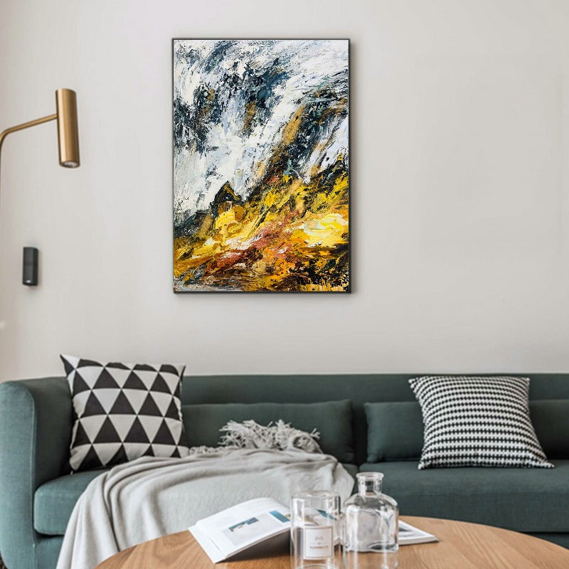 The Ascension, Impasto-abstract Painting Australia, Hand-painted Canvas,black and white simple wall art,black and white wall art australia,black and white wall art canada,black and white wall art painting,black and white wall drawings,black and white watercolor art