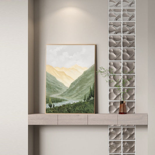 In the Distance, Landscape Painting Australia, Hand-painted Canvas