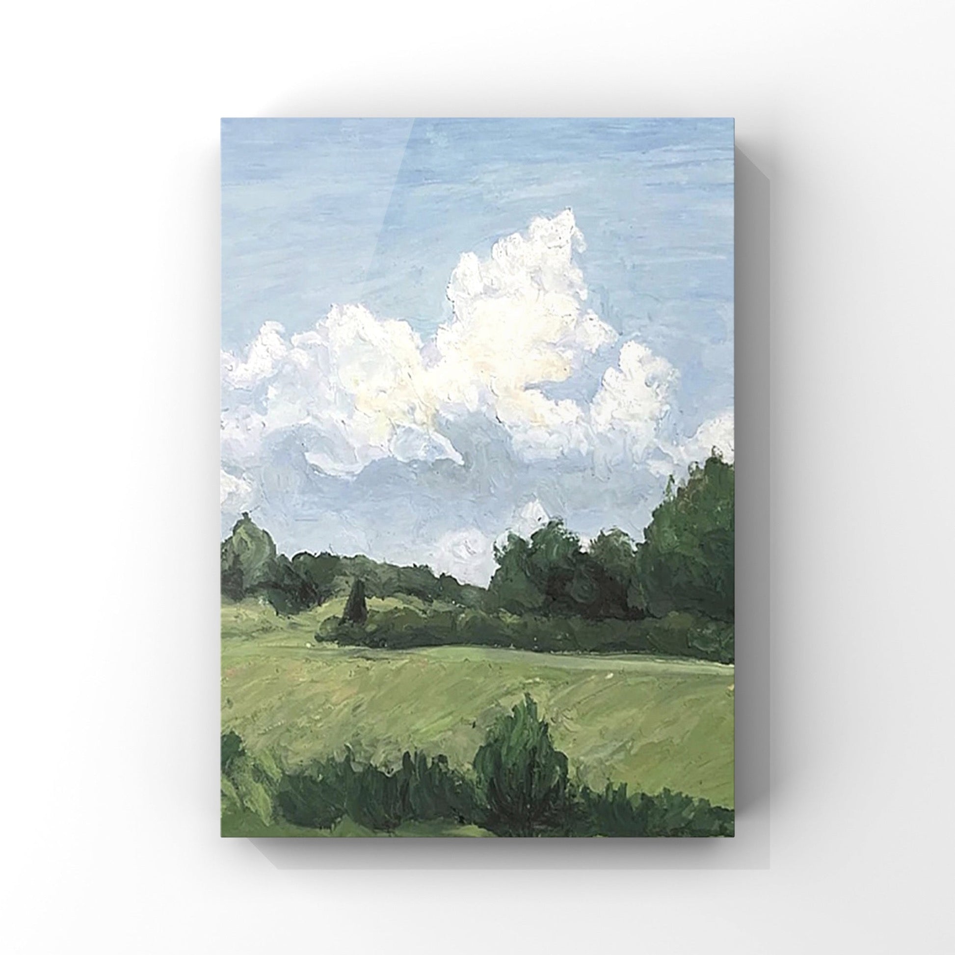 Peaceful Land, Landscape Painting Australia, Hand-painted Canvas,artists like andy warhol,,artists like claude monet,artists like monet,artists like salvador dali