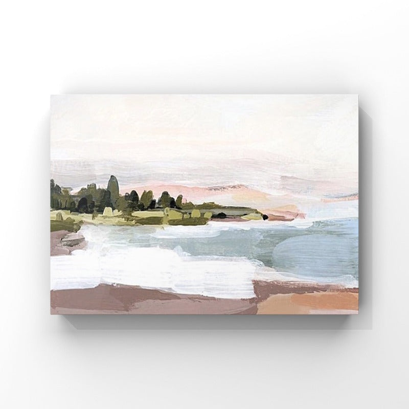 The Coastline, Landscape Painting Australia, Hand-painted Canvas,art museums in south korea,,art near me for sale,art of abstract photography,art of contemporary