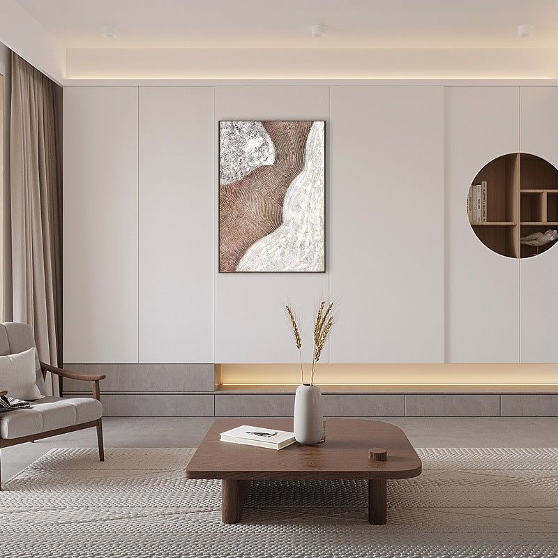 Brown River, Minimalist Painting Australia, Hand-painted Canvas,avant garde paintings,avant garde picasso,,avant garde piece,avant garde sculpture,avant garde sketches