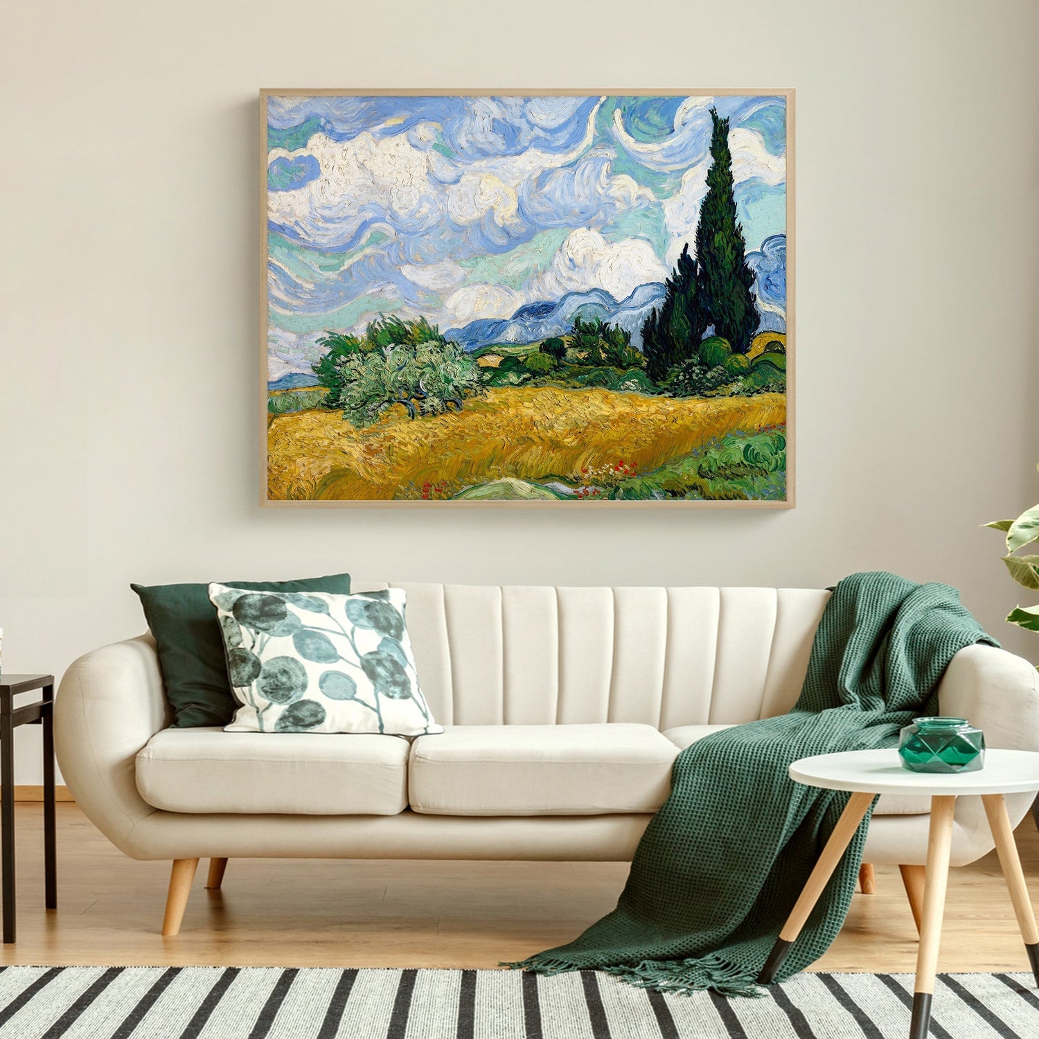 Echoes of Van Gogh | Hand-Painted Canvas | EKM Art Studio