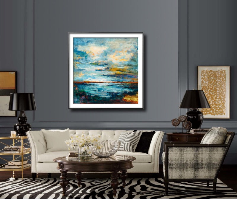 Impressionist Painting | Hand-Painted Canvas | EKM Art Studio