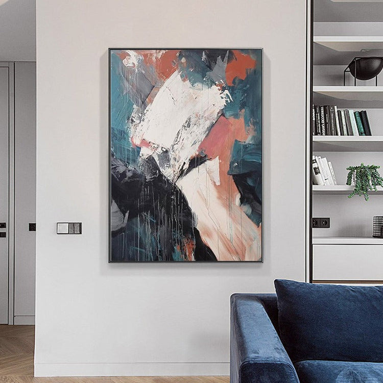 ABSTRACT PAINTING, ALLUSION, HAND-PAINTED CANVAS,bedroom decor, bedroom ideas, master bedroom ideas, boho bedroom, dream rooms, DIY home decor, small bedroom ideas, bedroom rug, aesthetic bedroom, bedroom wall art, apartment bedroom decor, home interiors,  apartment ideas, apartment decorating ideas, ideas for small spaces