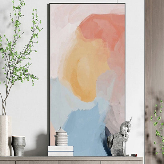 Warm Colors Light, Minimalist Painting Australia, Hand-painted Canvas,asia pacific triennial of contemporary art,asian abstract artists,,asian american artists prints,asian art online