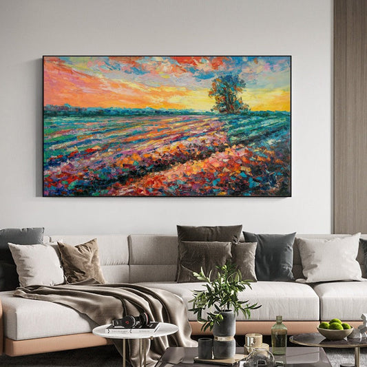  Grassland, Landscape Painting Australia, Hand-painted Canvas,best place to sell paintings uk,best place to sell your art prints online,best place to sell your artwork online,best places online to sell art,best places to sell art,best places to sell art online