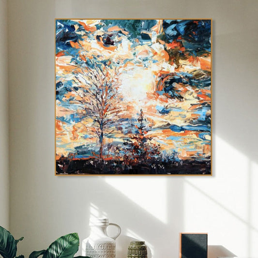 Explosion, Landscape Painting Australia, Hand-painted Canvas