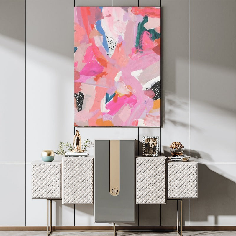 Pink Mystery, Abstract Painting Australia, Hand-painted Canvas,black and white watercolor painting,black and white watercolour,black and white with red wall art,black and yellow abstract art,black art galleries london,black art gallery near me,black art gallery online,black art studios