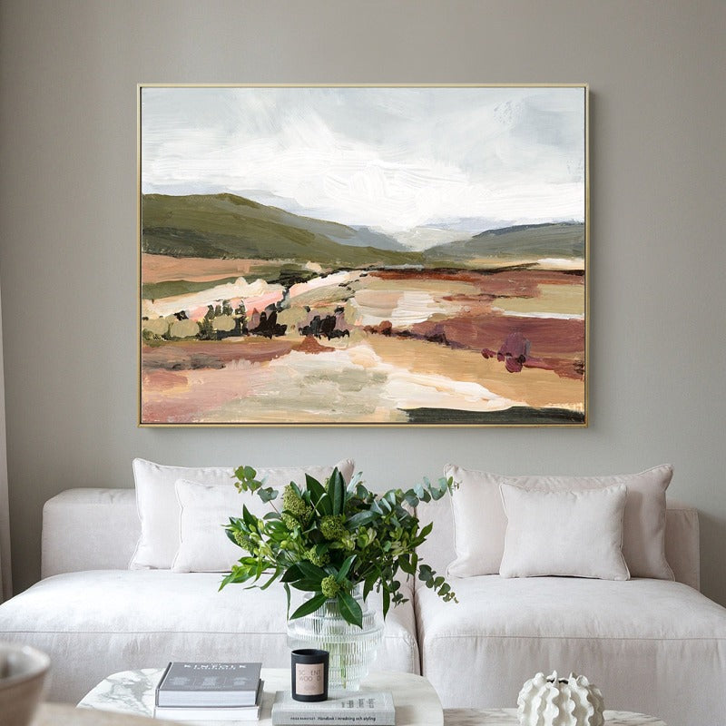 Mountain View, Landscape Painting Australia, Hand-painted Canvas,best online art auction sites uk,best online art exhibitions,best online art galleries to sell art,best online art galleries uk