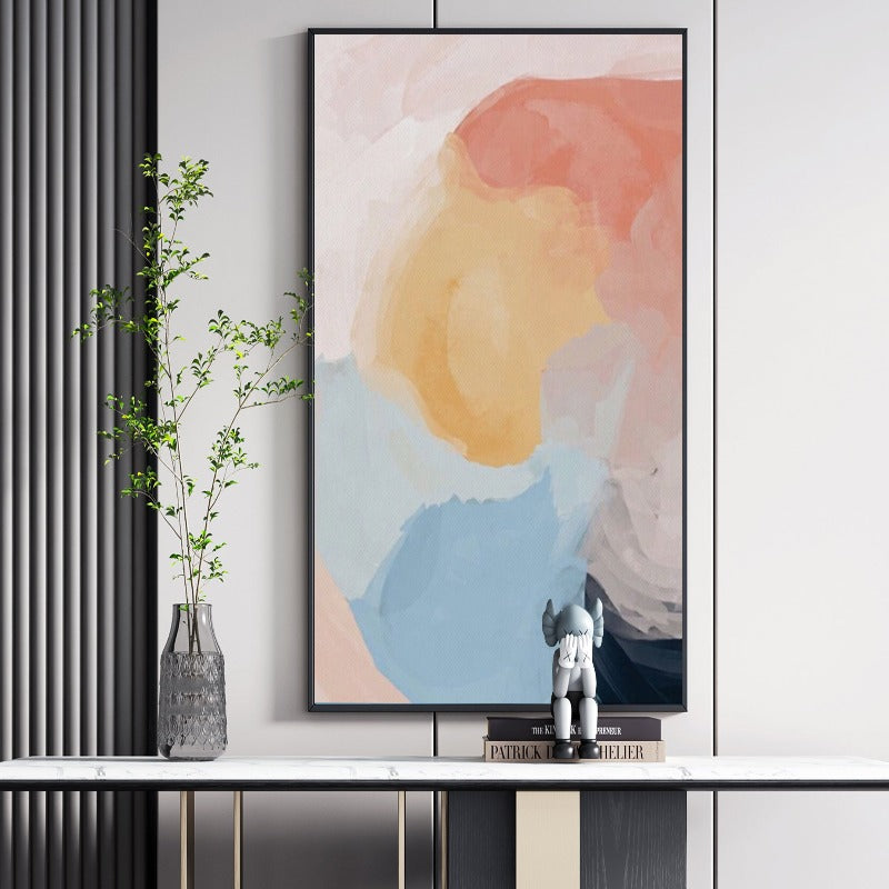 Warm Colors Light, Minimalist Painting Australia, Hand-painted Canvas,asia pacific triennial of contemporary art,asian abstract artists,,asian american artists prints,asian art online