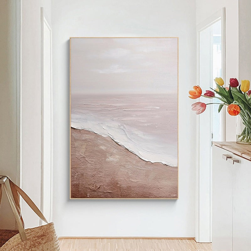 Coastal B, Landscape Painting Australia, Hand-painted Canvas