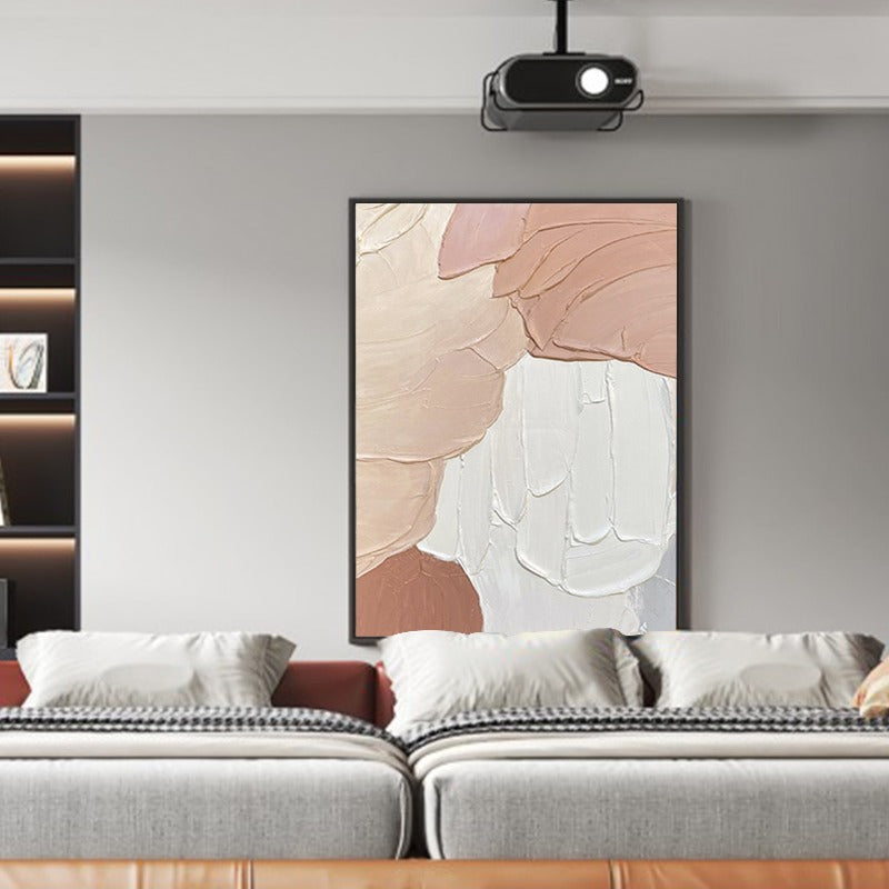 Pink Block, Minimalist Painting Australia, Hand-painted Canvas,artworks made by contemporary artists,artworks made by the contemporary artists,,artworks of arturo luz