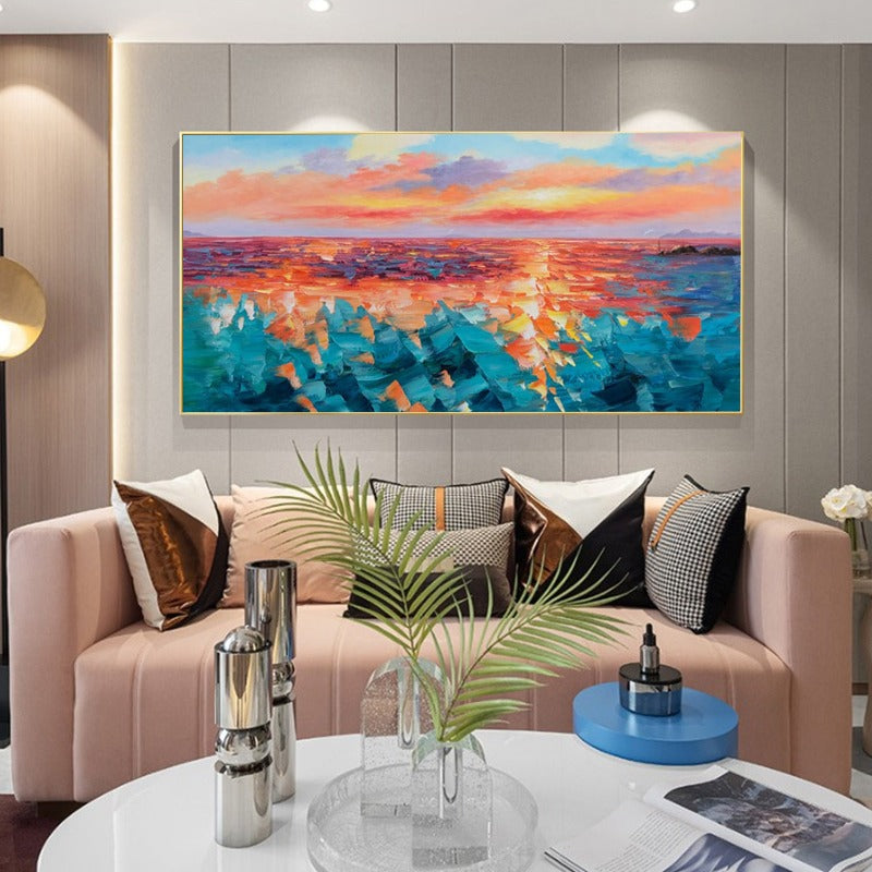 Offing, Landscape Painting Australia, Hand-painted Canvas,best modern art painting,best modern art pieces,best modern artists 2020,best modern artwork,best modern painting