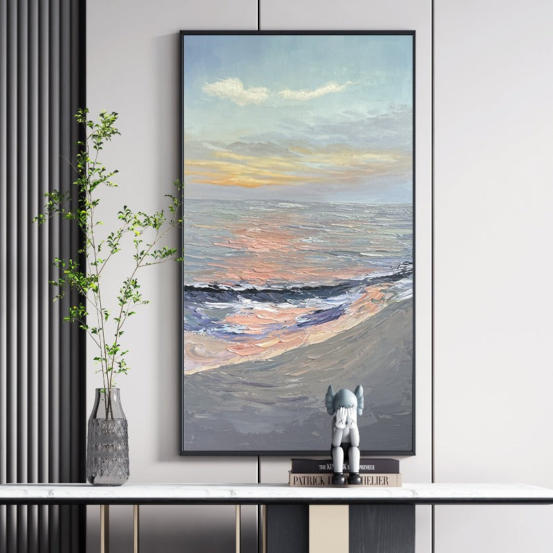 Sunset, Landscape Painting Australia, Hand-painted Canvas,best apps to sell artwork,best art dealers in the world,best art fairs,best art fairs in the us,best art galleries