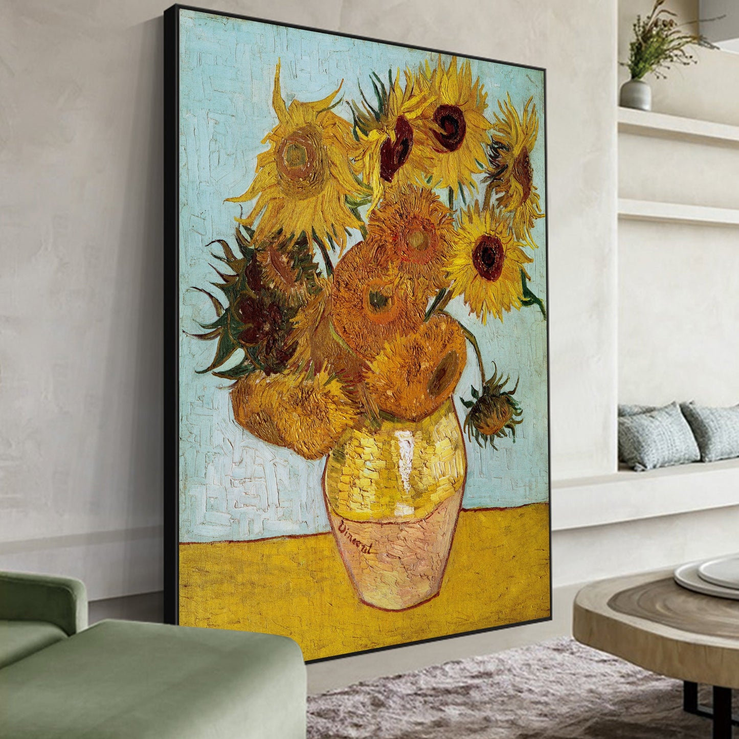 Vase with Twelve Sunflowers, Vincent Van Gogh