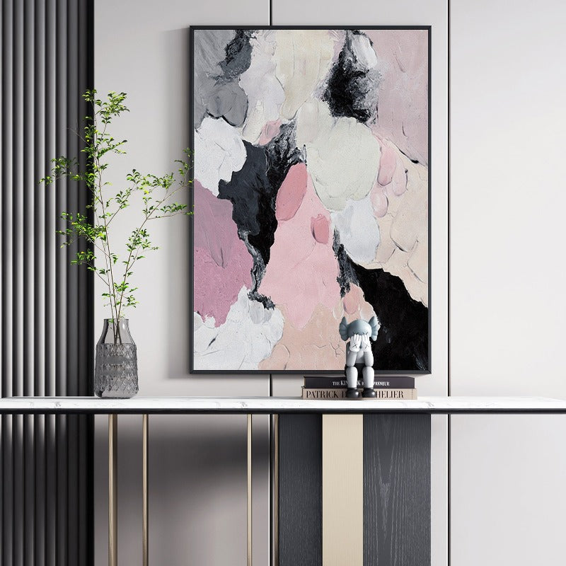 Pink Destination, Abstract Painting Australia, Hand-painted Canvas,artwork of post impressionism,artwork online uk,artwork paintings,artwork pencil sketches