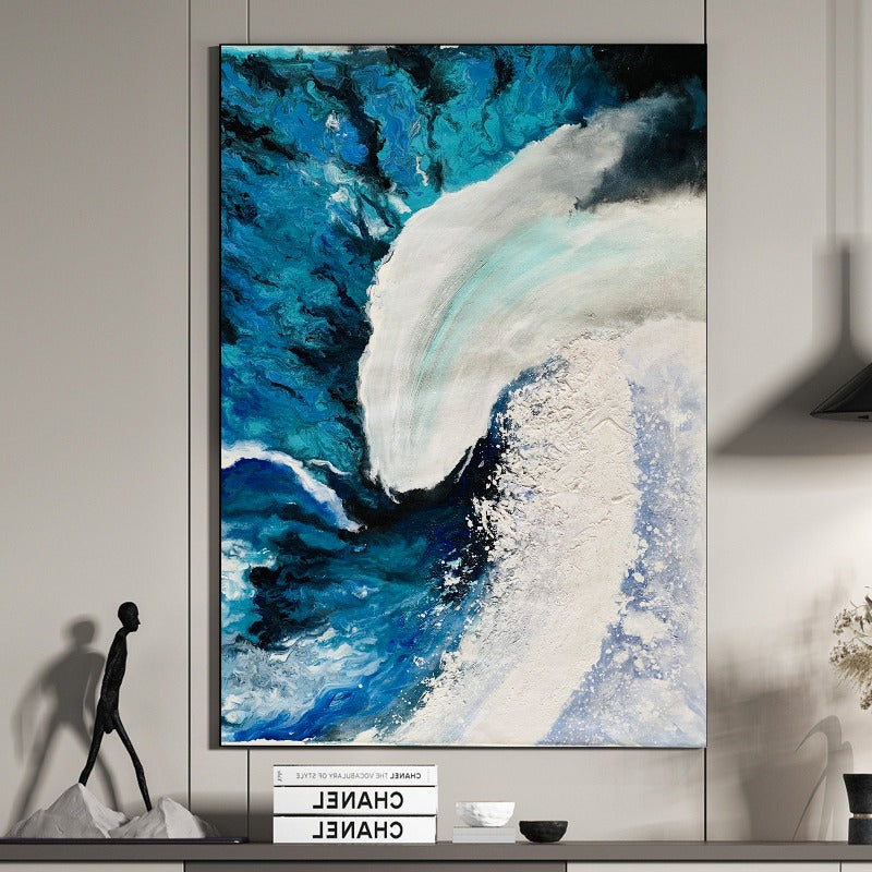 Ocean Wave, Landscape Painting Australia, Hand-painted Canvas,best new art,best new contemporary artists,best new painters 2020,best of van gogh