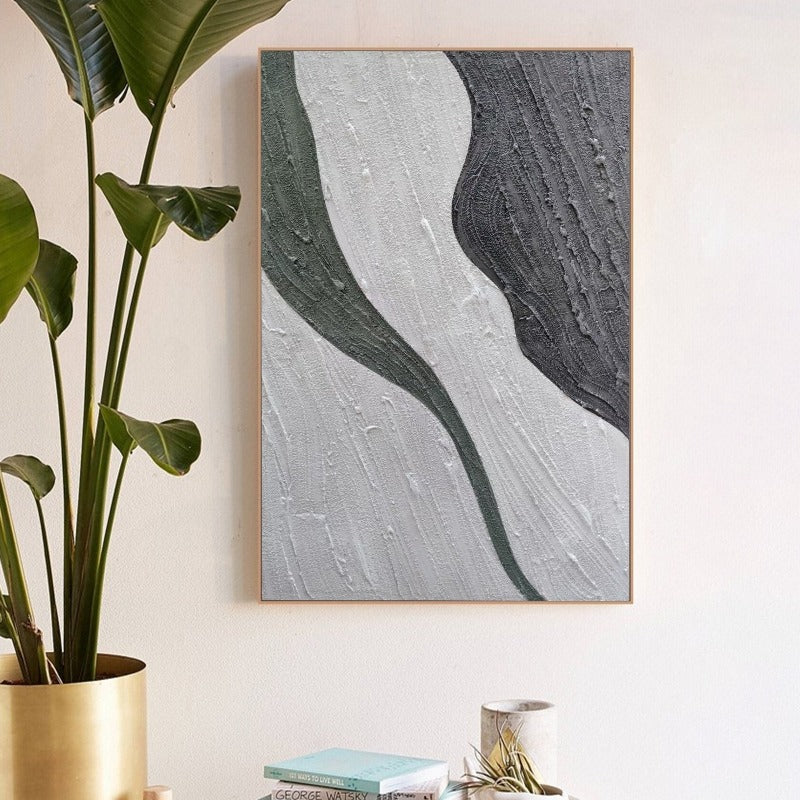 Black and White B, Minimalist Painting Australia, Hand-painted Canvas,barbara hepworth art,,barbara hepworth art movement,barbara hepworth artwork,barbara hepworth bronze sculptures