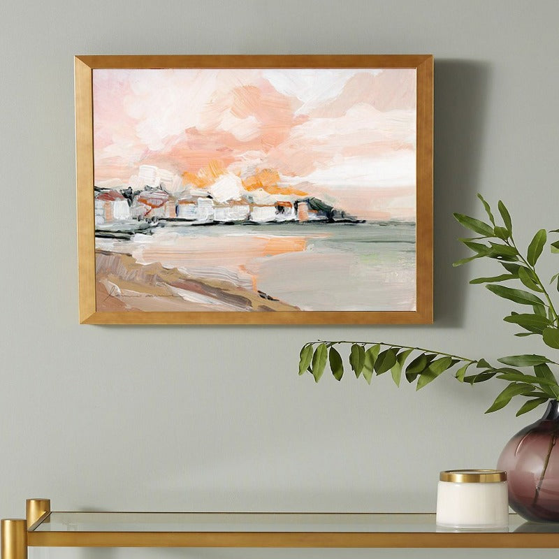 Coastal View, Landscape Painting Australia, Hand-painted Canvas