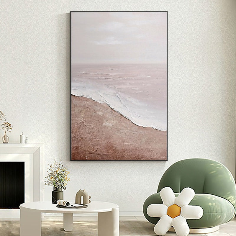 Coastal B, Landscape Painting Australia, Hand-painted Canvas