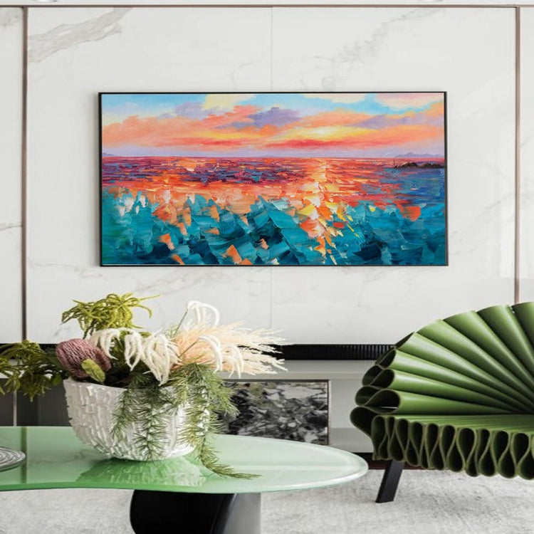 Offing, Landscape Painting Australia, Hand-painted Canvas,best modern art painting,best modern art pieces,best modern artists 2020,best modern artwork,best modern painting