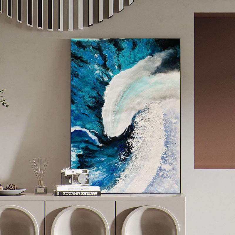 Ocean Wave, Landscape Painting Australia, Hand-painted Canvas,best new art,best new contemporary artists,best new painters 2020,best of van gogh