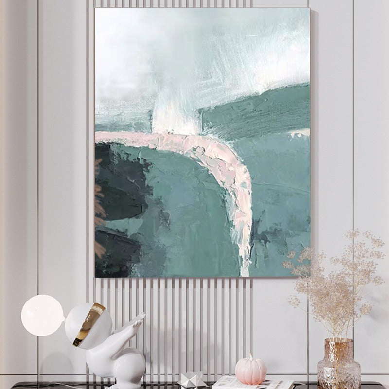 Waterfall, Minimalist Painting Australia, Hand-painted Canvas,art gallery in makati,art gallery in quezon city,art gallery in singapore,art gallery in st ives,art gallery in st ives cornwall