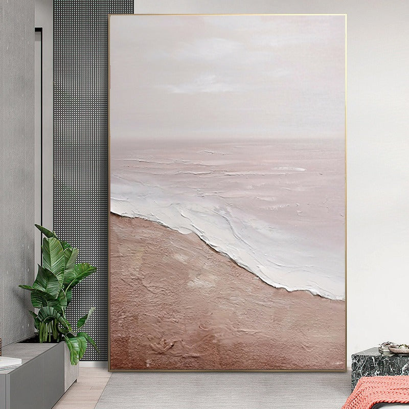 Coastal B, Landscape Painting Australia, Hand-painted Canvas