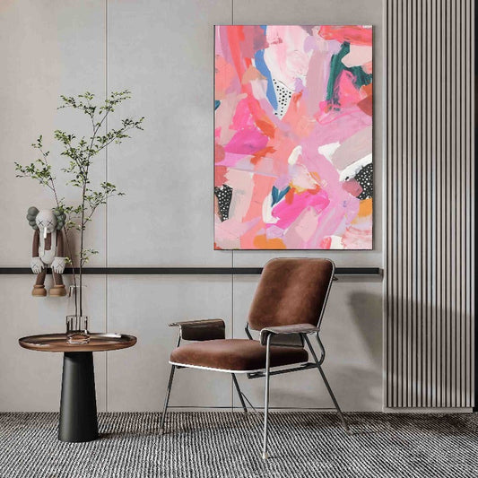 Pink Mystery, Abstract Painting Australia, Hand-painted Canvas,black and white watercolor painting,black and white watercolour,black and white with red wall art,black and yellow abstract art,black art galleries london,black art gallery near me,black art gallery online,black art studios