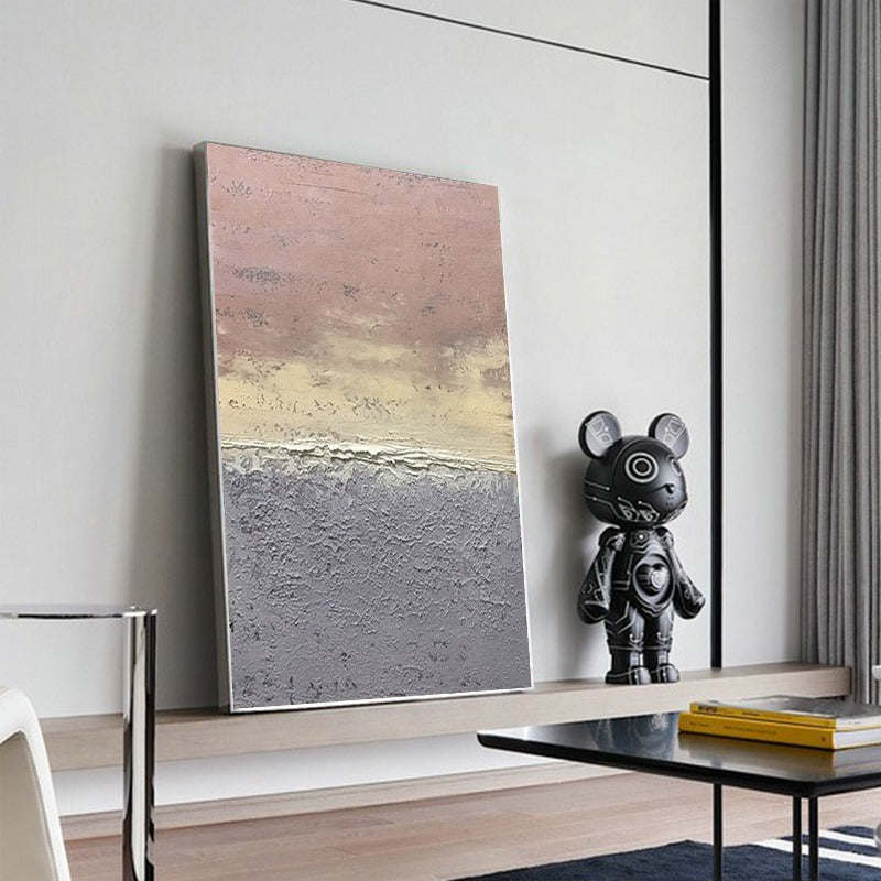 Sea Level, Minimalist Painting Australia, Hand-painted Canvas,artwork of post impressionism,artwork online uk,artwork paintings,artwork pencil sketches