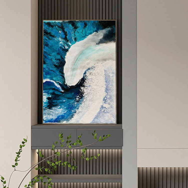 Ocean Wave, Landscape Painting Australia, Hand-painted Canvas,best new art,best new contemporary artists,best new painters 2020,best of van gogh
