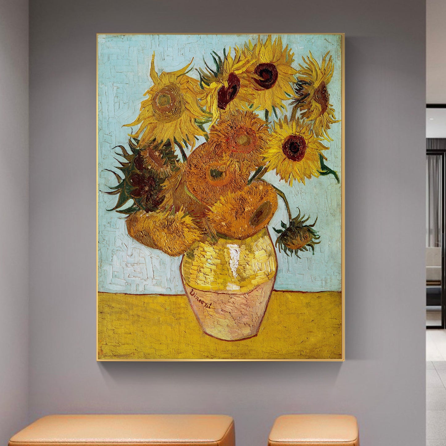 Vase with Twelve Sunflowers, Vincent Van Gogh