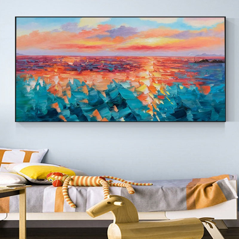 Offing, Landscape Painting Australia, Hand-painted Canvas,best modern art painting,best modern art pieces,best modern artists 2020,best modern artwork,best modern painting