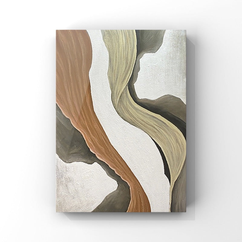 Tan and Grey Wave, Minimalist Painting Australia, Hand-painted Canvas,art on a wall,art on consignment near me,art on sale,art online australia,art online exhibition,art online sites,art online uk