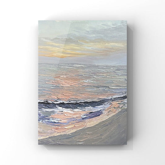 Sunset, Landscape Painting Australia, Hand-painted Canvas,best apps to sell artwork,best art dealers in the world,best art fairs,best art fairs in the us,best art galleries