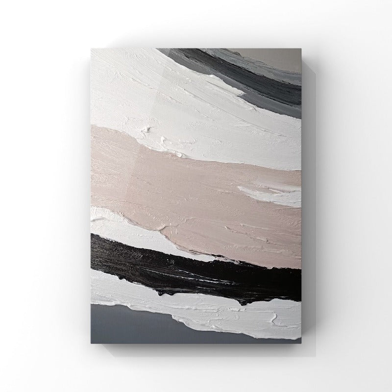 Pink Wave, Minimalist Painting Australia, Hand-painted Canvas,artwork websites for artists,artwork with black frame,,artwork work,artworks and its meaning,artworks in museum