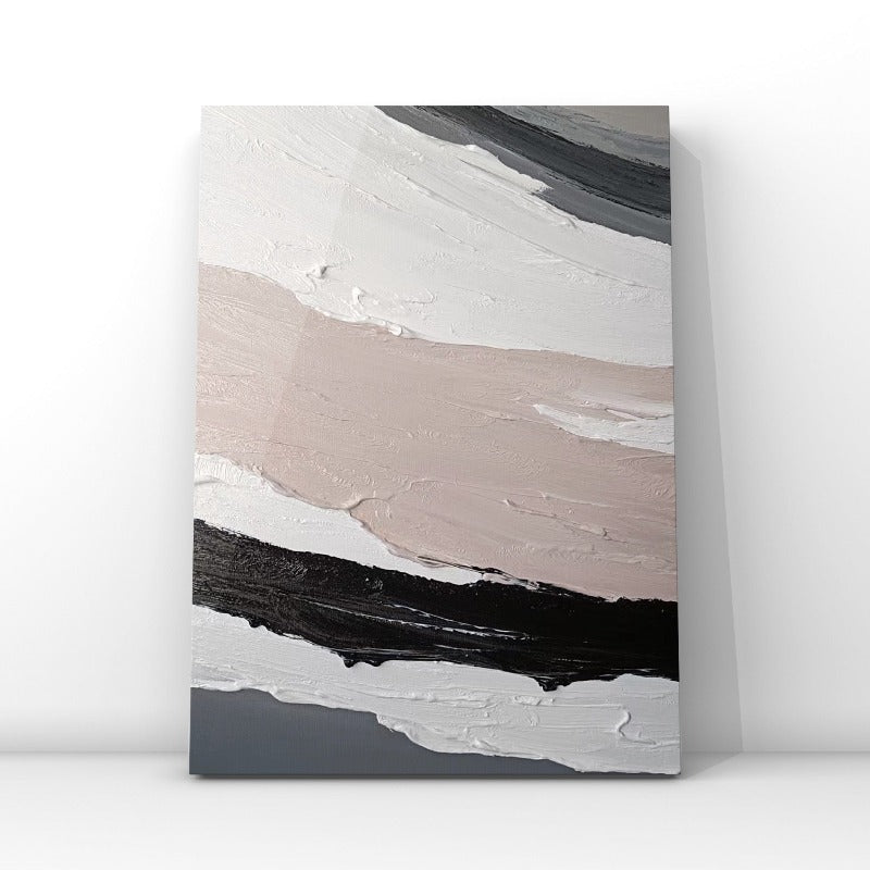 Pink Wave, Minimalist Painting Australia, Hand-painted Canvas,artwork websites for artists,artwork with black frame,,artwork work,artworks and its meaning,artworks in museum