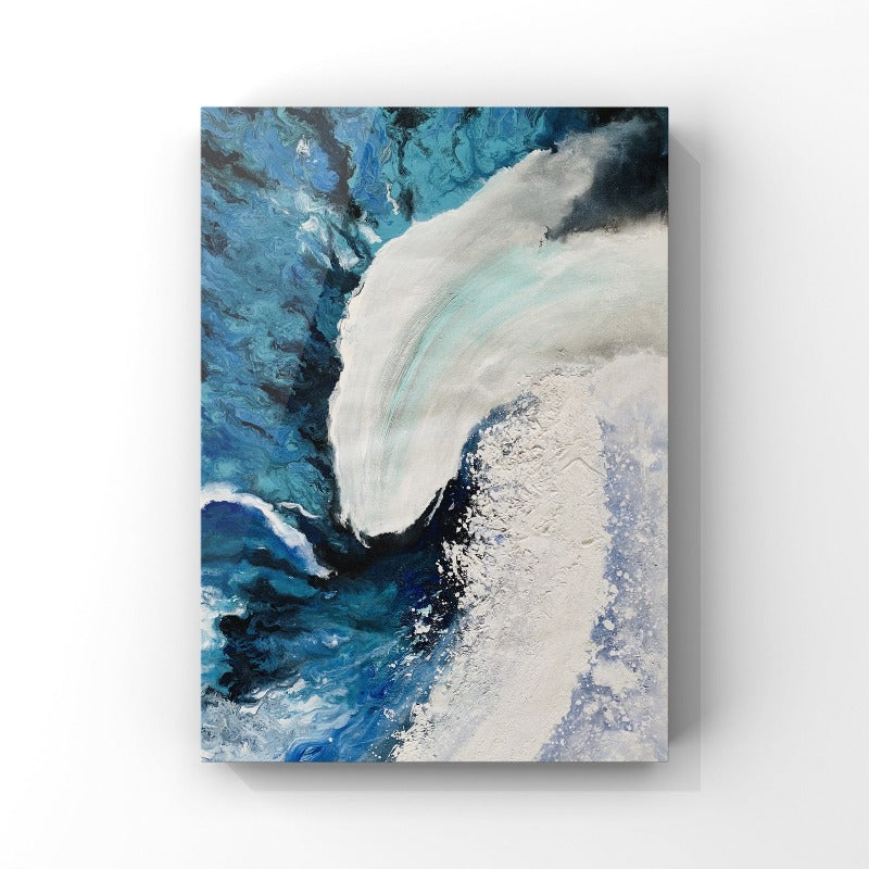 Ocean Wave, Landscape Painting Australia, Hand-painted Canvas,best new art,best new contemporary artists,best new painters 2020,best of van gogh