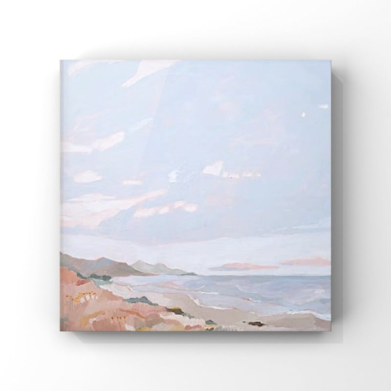 Coastal Beach, Landscape Painting Australia, Hand-painted Canvas