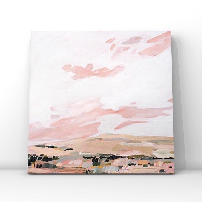 LANDSCAPE PAINTING, PINK SUNSET, HAND-PAINTED CANVAS Pink Sunset, Landscape Painting Australia, Hand-painted Canvas,best contemporary art galleries london,best contemporary art websites,best contemporary artists 2020