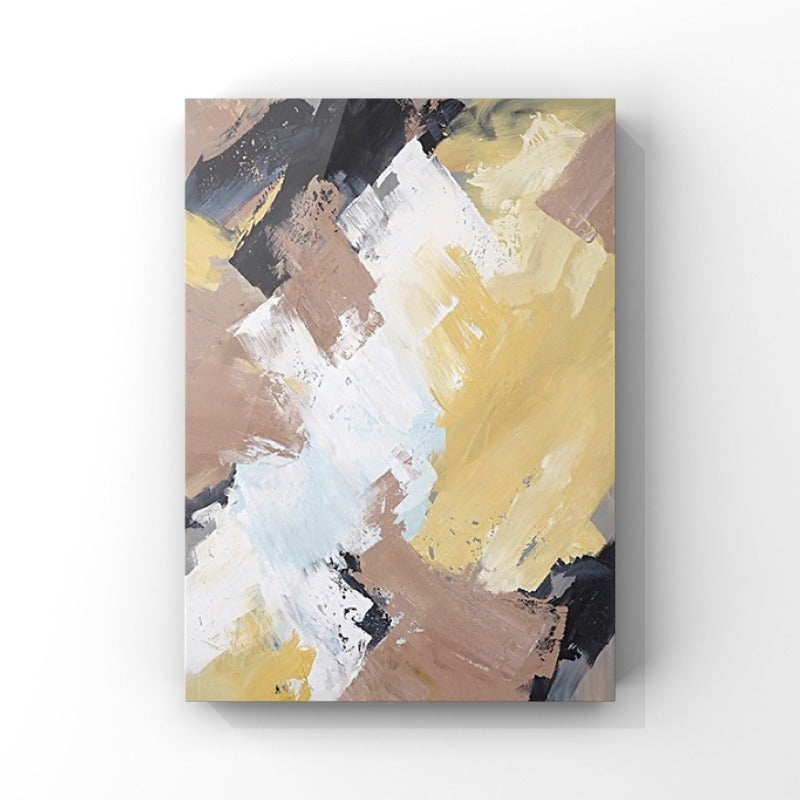 ABSTRACT PAINTING, ALLUSION B, HAND-PAINTED CANVAS