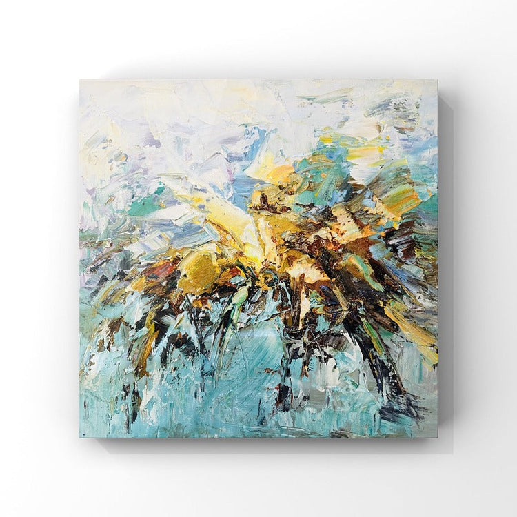 Splendid, Abstract Painting Australia, Hand-painted Canvas ,black white and blue wall art,black white and gold abstract painting,black white and gold artwork,black white and gold canvas wall art,black white and gray abstract art,black white and grey abstract art