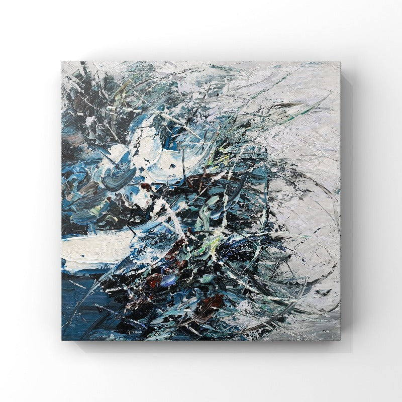 The Disorder, Impasto-abstract Painting Australia, Hand-painted Canvas